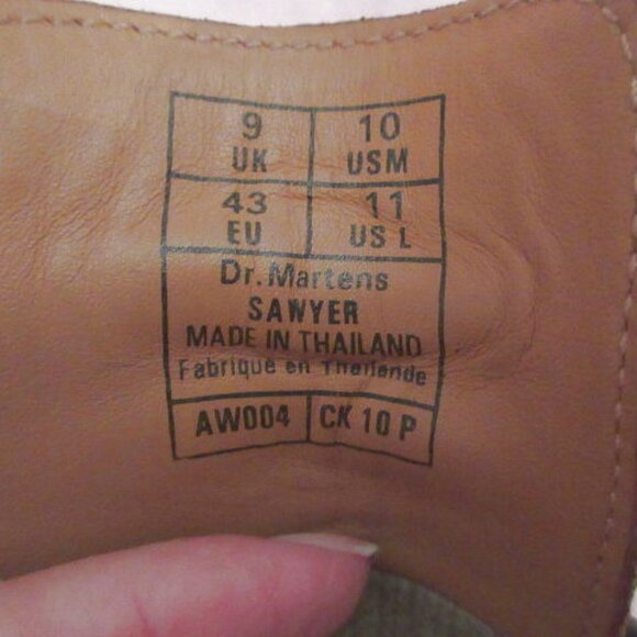 Dr. Martens Leather Chukka Boots Mens Size 10 Desert Brown Sawyer Casual Work - Picture 5 of 12